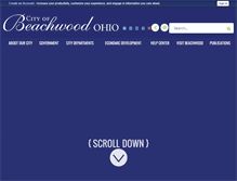 Tablet Screenshot of beachwoodohio.com